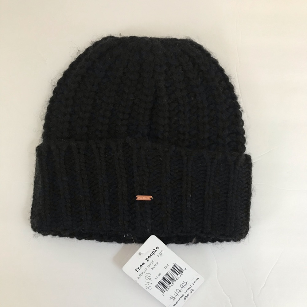 Free People Everything Rosy Hat Wool Blend Beanie - Picture 2 of 3